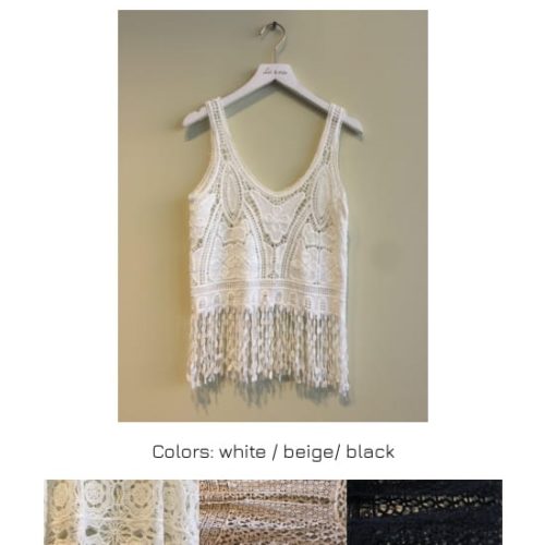 Top Flecos Crochet Ibicenco