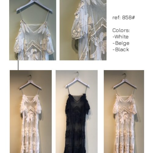 Vestido Corto Tirantes Ibicenco