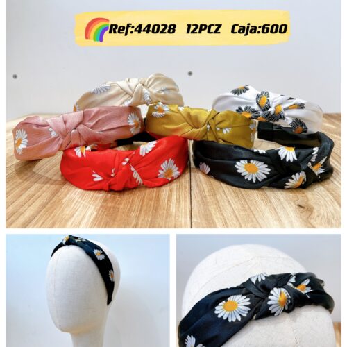 Diademas Nudo Margaritas