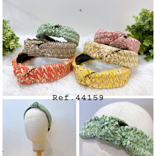 Diademas Anchas Nudo Bicolor