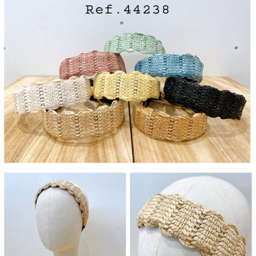 Diademas Anchas Rafia