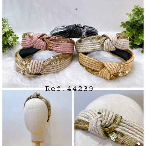 Diademas Nudo Lentejuelas