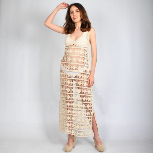 Vestido Largo Crochet Ibicenco