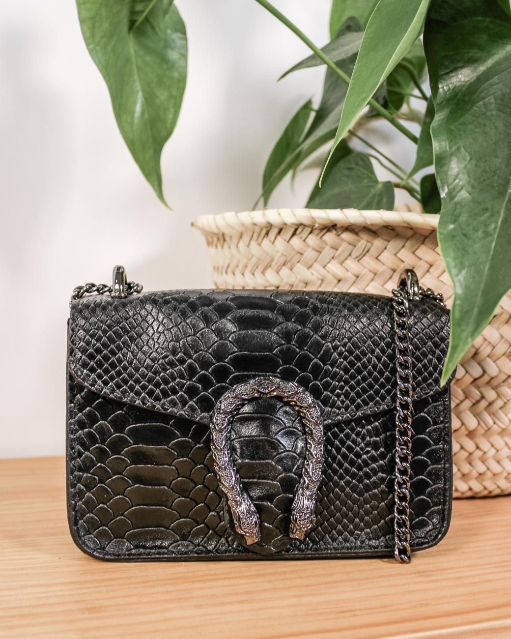 Bolso Piel Hebilla Serpiente Mayoristas de moda y complementos