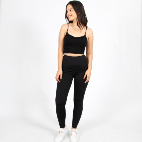 Leggins Negros Costura