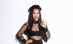 Disfraz con Transparencias