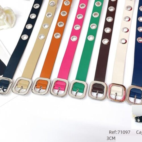 Cinturón Fino Agujeros