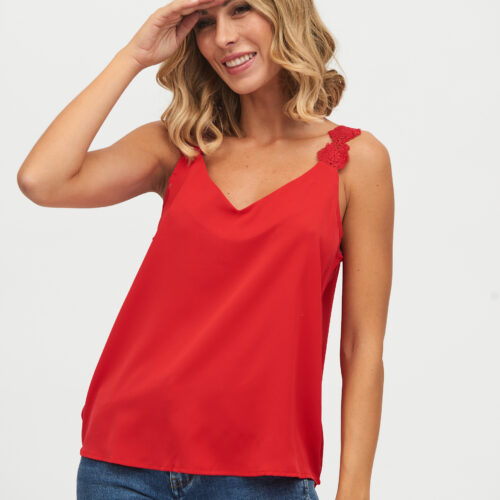 Blusa Tirantes Roja