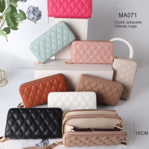 Cartera Acolchada Rombos