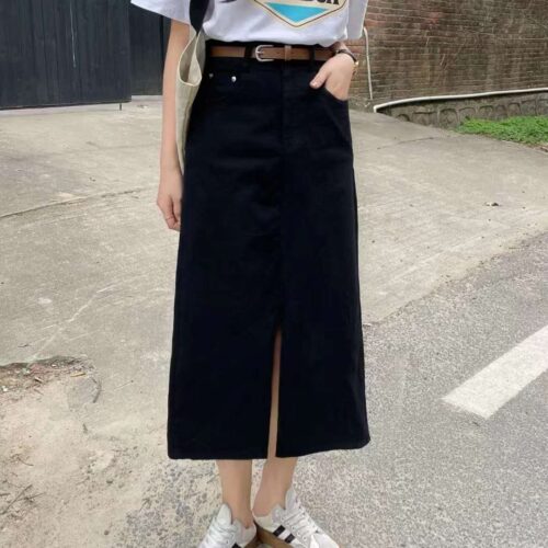 Falda Vaquera Abertura