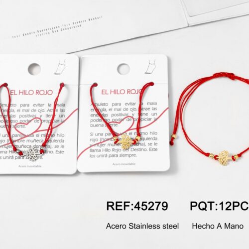 Pulsera 7 Roja Árbol