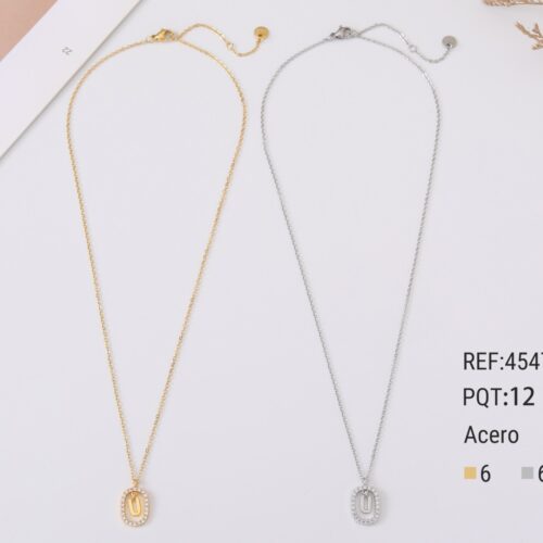 Collar Acero Inicial ¨U¨