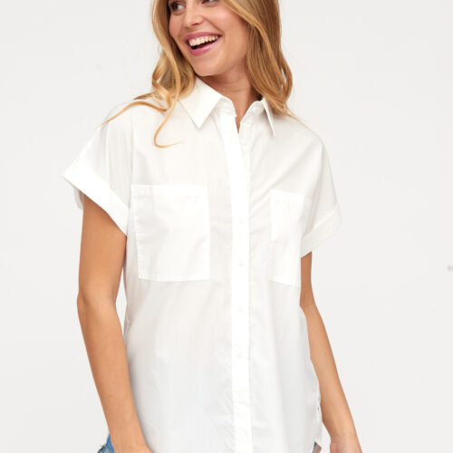 Camisa Blanca Asimétrica
