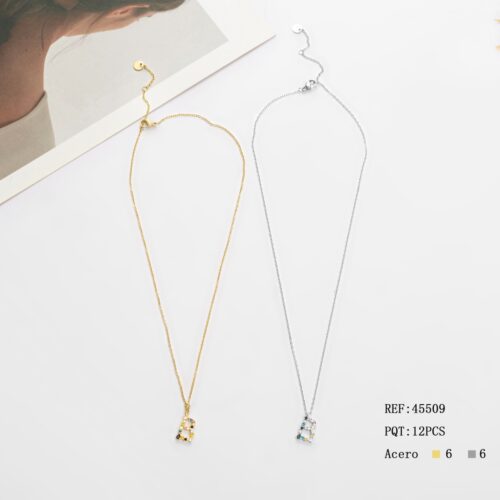 Collar Acero Inicial "B"