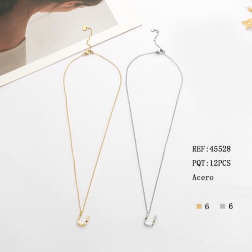 Collar Acero Inicial "U"