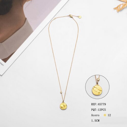 Collar Acero Géminis