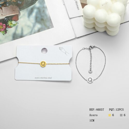 Pulsera Acero Inicial ¨Q¨