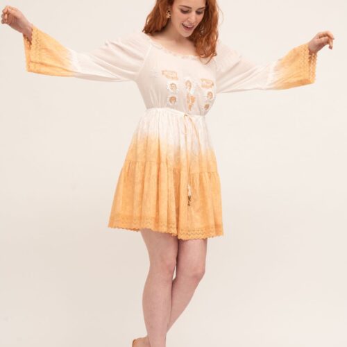 Vestido Asimétrico Ombre Lentejuelas