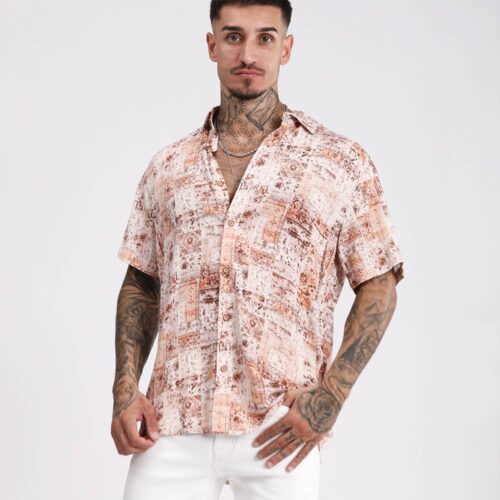 Camisa Hawaiana Manga Corta