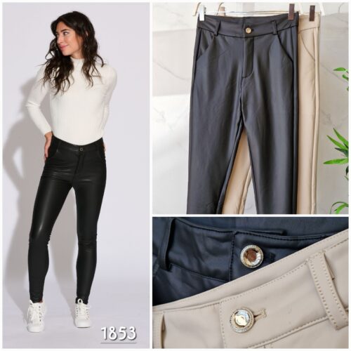 Pantalones Efecto Piel