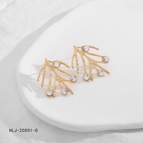 Pendientes Acero Rama Brillitos