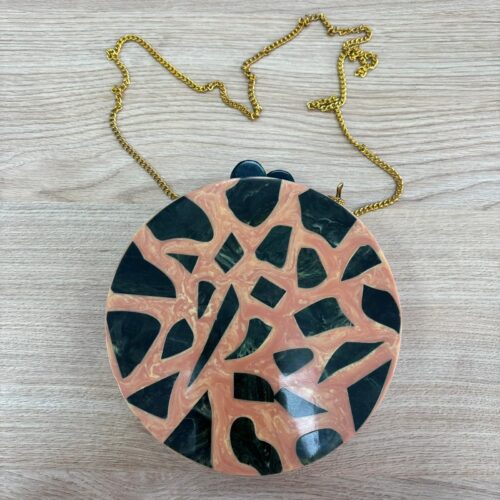 Bolso Rígido Redondo Estampado