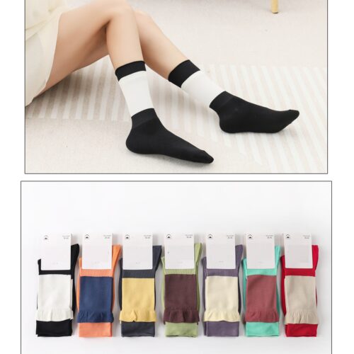 Calcetines Mujer Bicolor