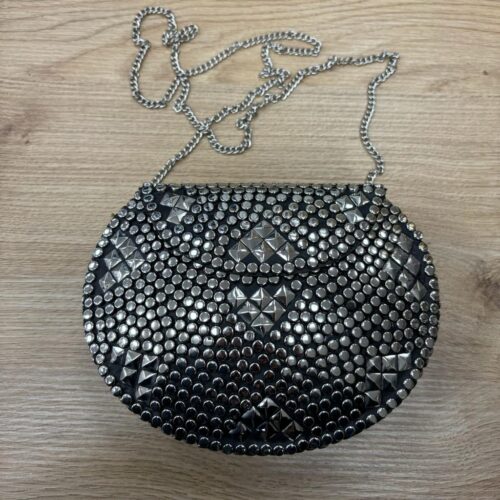 Bolso Rígido Redondo Plata