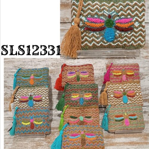 Monedero Con Borla Libélula