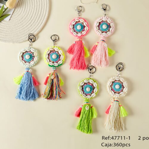 Llavero Étnico Conchas