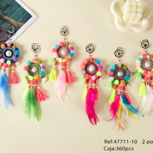 Llavero Étnico Bolas