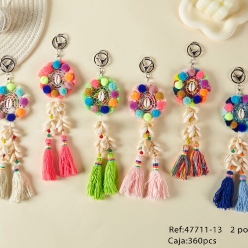 Llavero Étnico Bolas