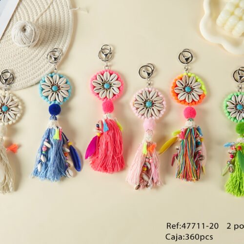 Llavero Étnico Conchas