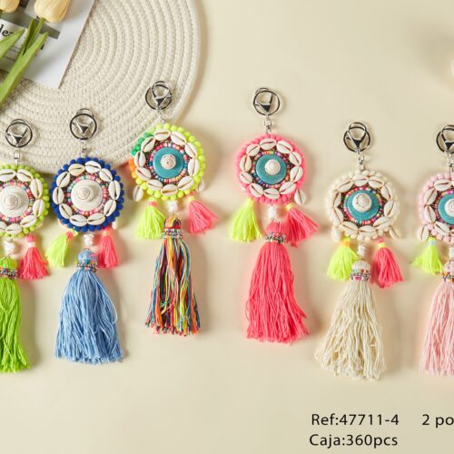 Llavero Étnico Conchas