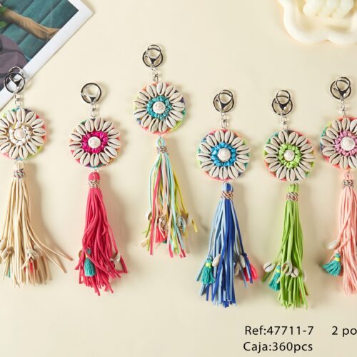 Llavero Étnico Conchas