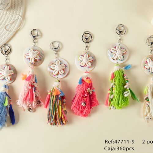 Llavero Étnico Conchas