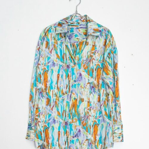 Camisa Azul Pinceladas
