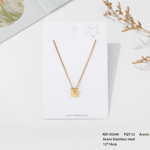 Collar Acero Inicial ´´K´´