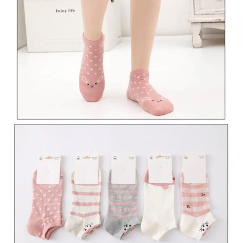 Calcetines Mujer Tobilleros Estampados