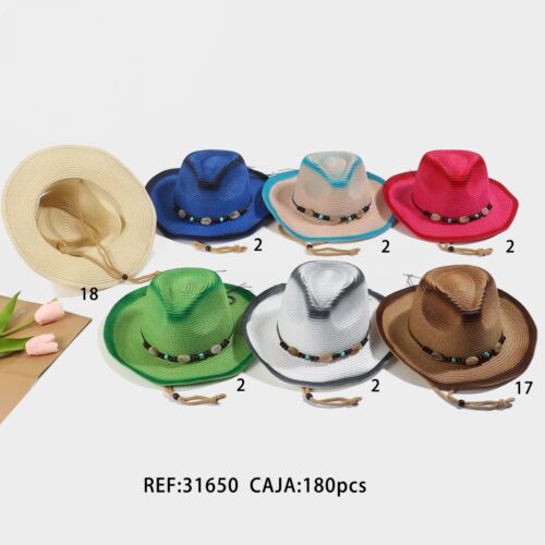 Sombrero Cowboy Marrón y Beige