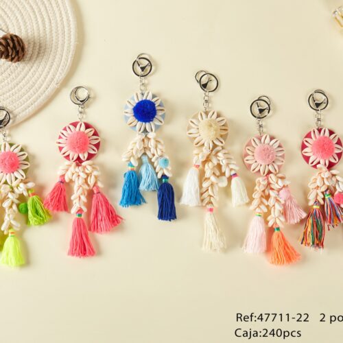 Llavero Étnico Conchas