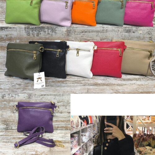 Bolso Liso Doble Cremallera