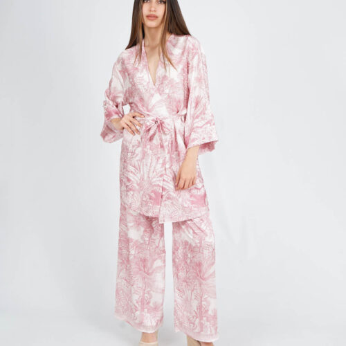 ¡LIQUIDACIÓN! Conjunto Pijamero Palmeras