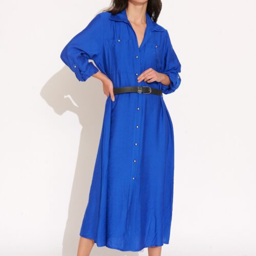 Vestido Camisero Liso