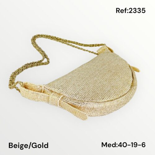 Bolso de Hombro Metalizado