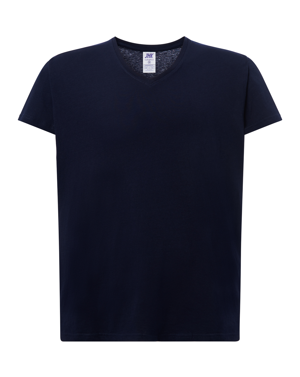 jhktshirt_curvspico_ny Camiseta Mujer Cuello Pico Tallas Grandes V-Neck 100% Algodón - Imagen 10