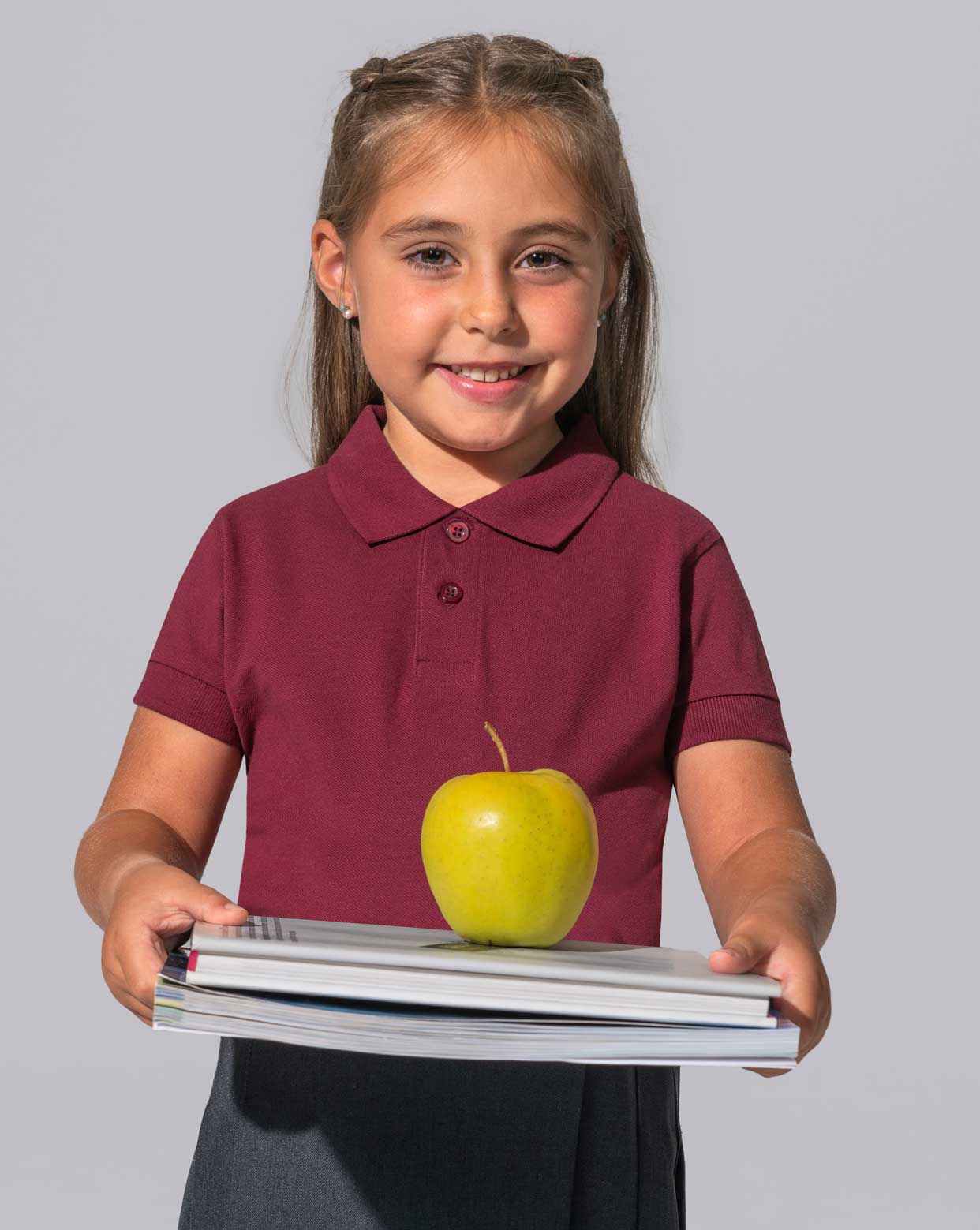 jhktshirt_pkid210sch_0 Polo School Wear Kid – Piqué Infantil Uniforme Escolar - Imagen 1