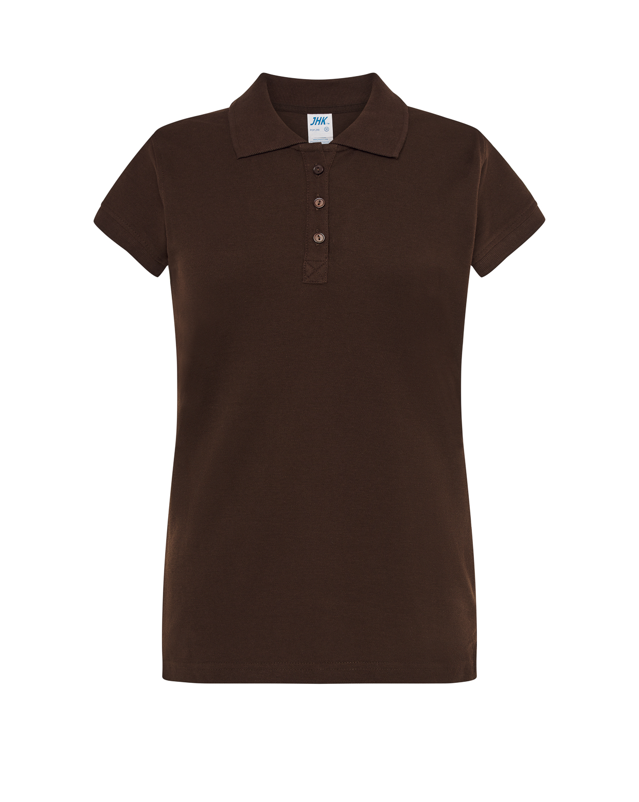 jhktshirt_popl200_ch Polo Piqué Mujer Regular Lady 200gr Algodón Peinado - Imagen 4