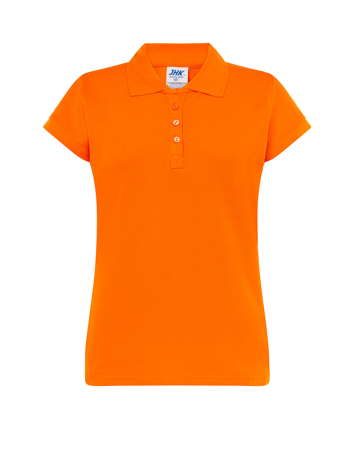jhktshirt_popl200_or Polo Piqué Mujer Regular Lady 200gr Algodón Peinado - Imagen 13