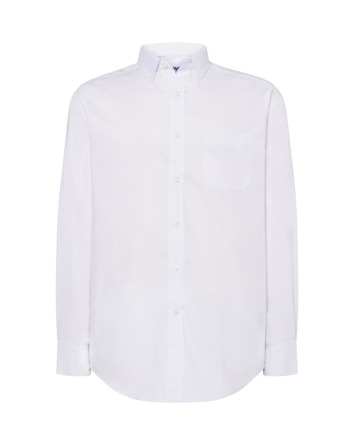 jhktshirt_shaoxf_wh Camisa Oxford Manga Larga Hombre – Trabajo y Corporate - Imagen 2
